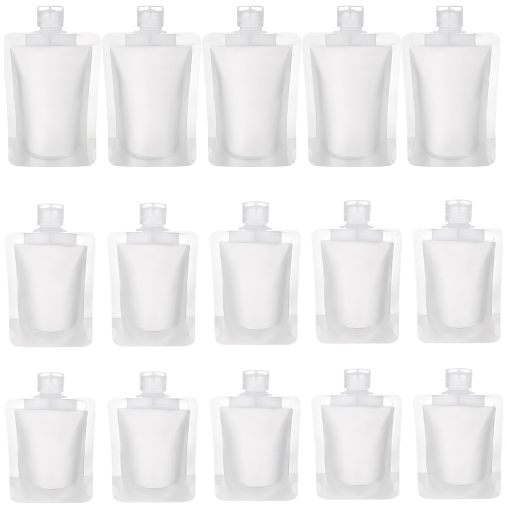 Tuzazo envases viaje 30ml con tapa segura para viajes sin fugas