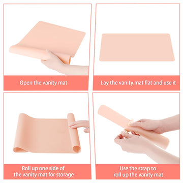 TWAKAP tapete silicona para tocador usos multiples en maquillaje