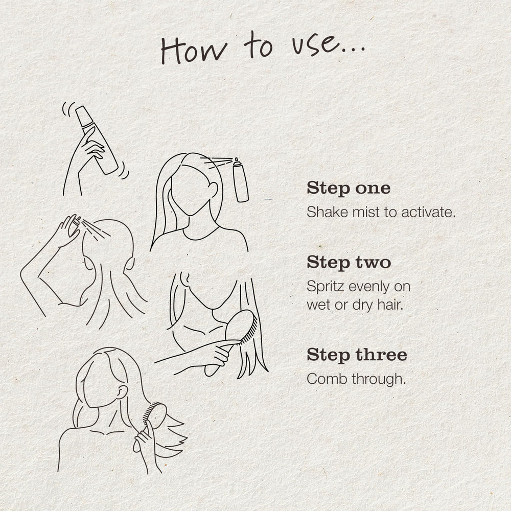 Tweak'd by Nature Protección contra calor para plancha y secador.