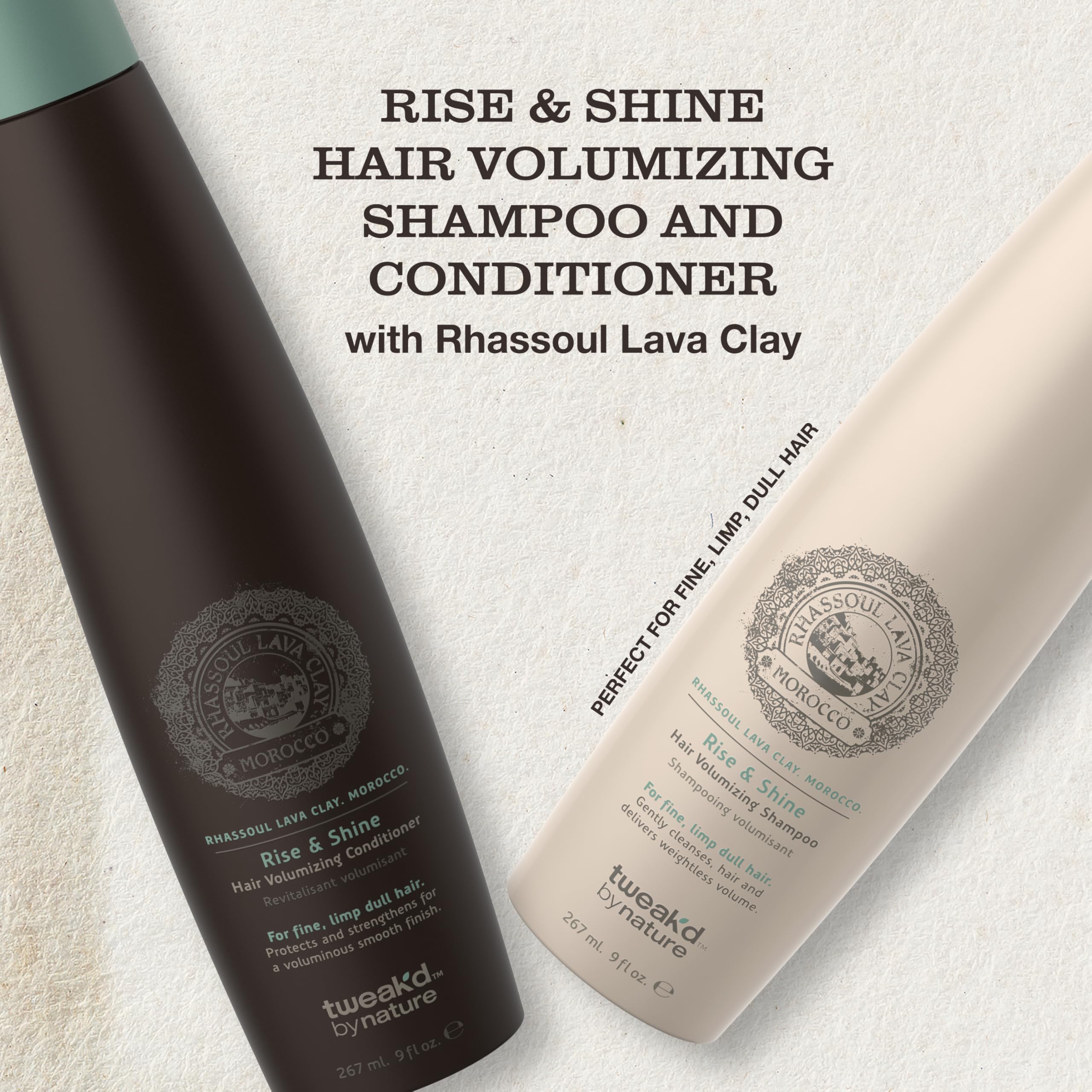 Tweak'd by Nature Rise y Shine acondicionador: botella suave para desenredar