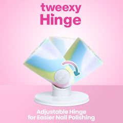 Tweexy Hinge: sujeción con bloqueo de aire vertical para esmalte.