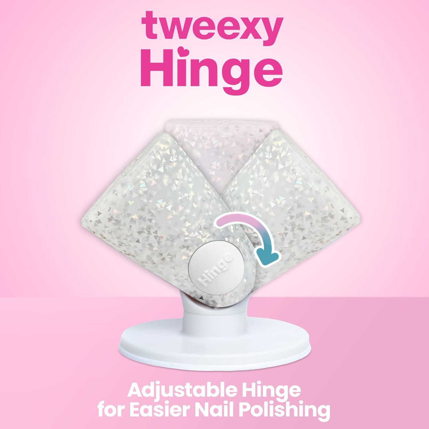 Tweexy Hinge con IntelliStick mantiene la botella firme incluso vertical.