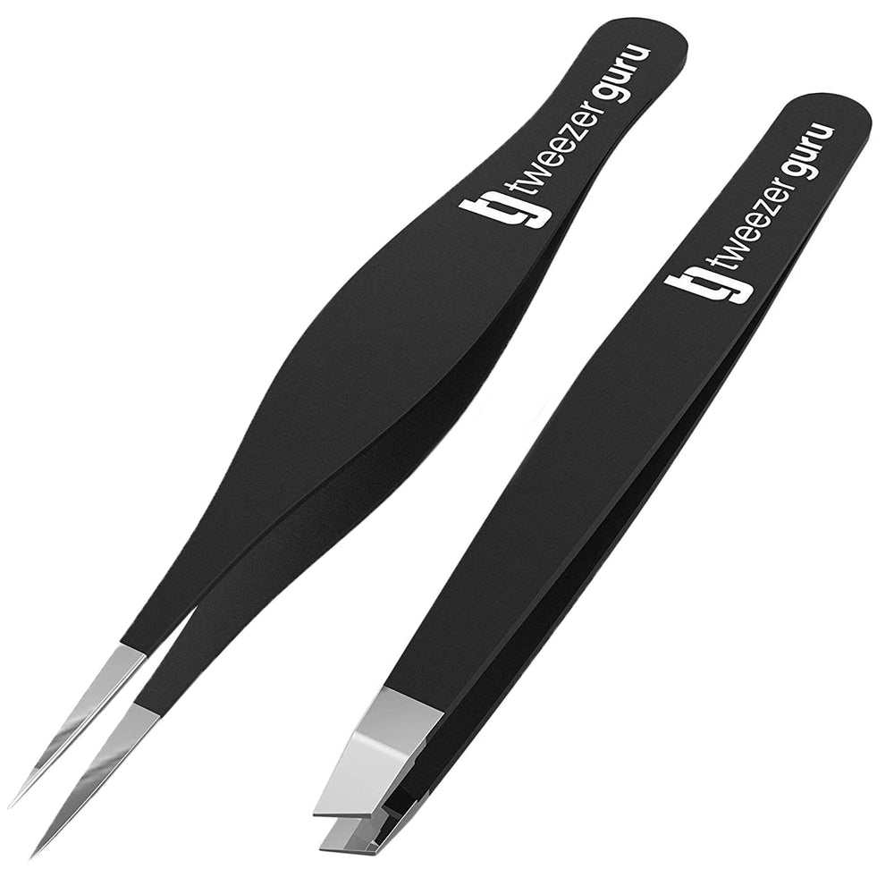 Pinzas TWEEZER GURU de precisión con puntas finas para depilar controladamente.
