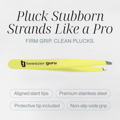 TWEEZER GURU punta afilada para pelo encarnado con precision.