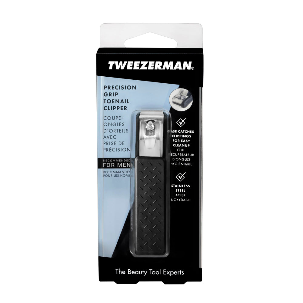 Tweezerman Cortaúñas: palanca de seguridad para un corte controlado.