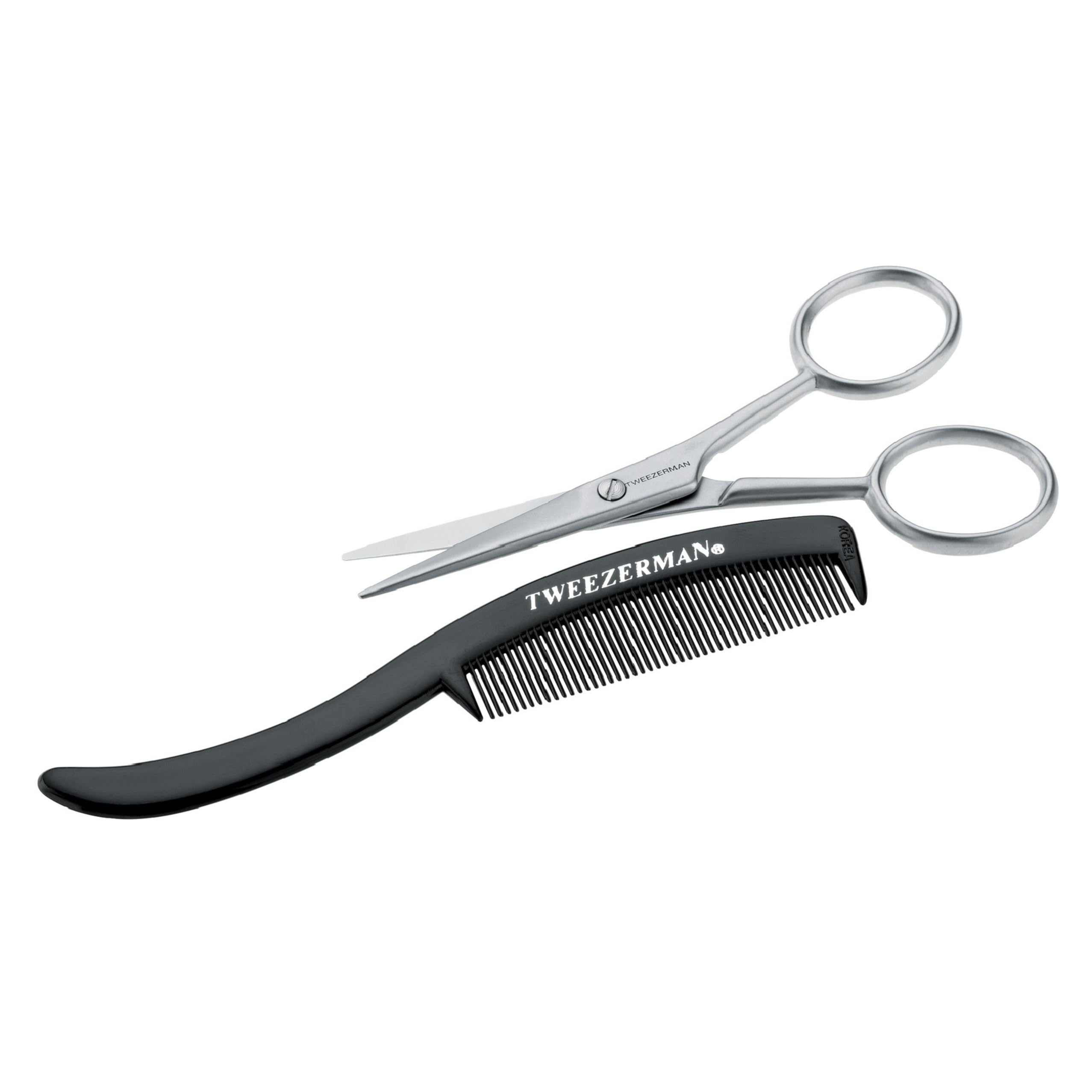 Tweezerman G.E.A.R. tijeras de bigote: precisión para delinear el bigote con control