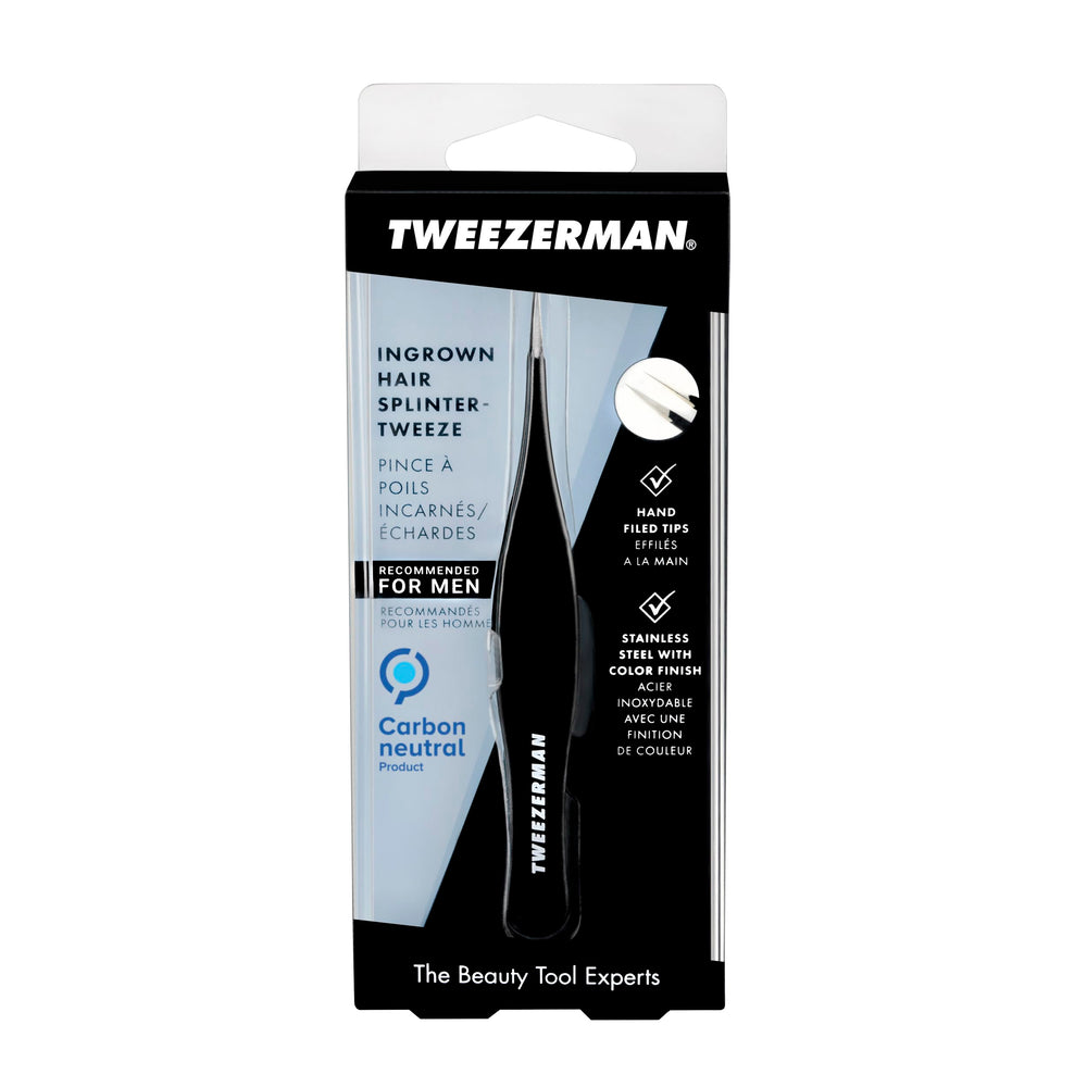Tweezerman G.E.A.R. para alivio de molestias al retirar astillas.
