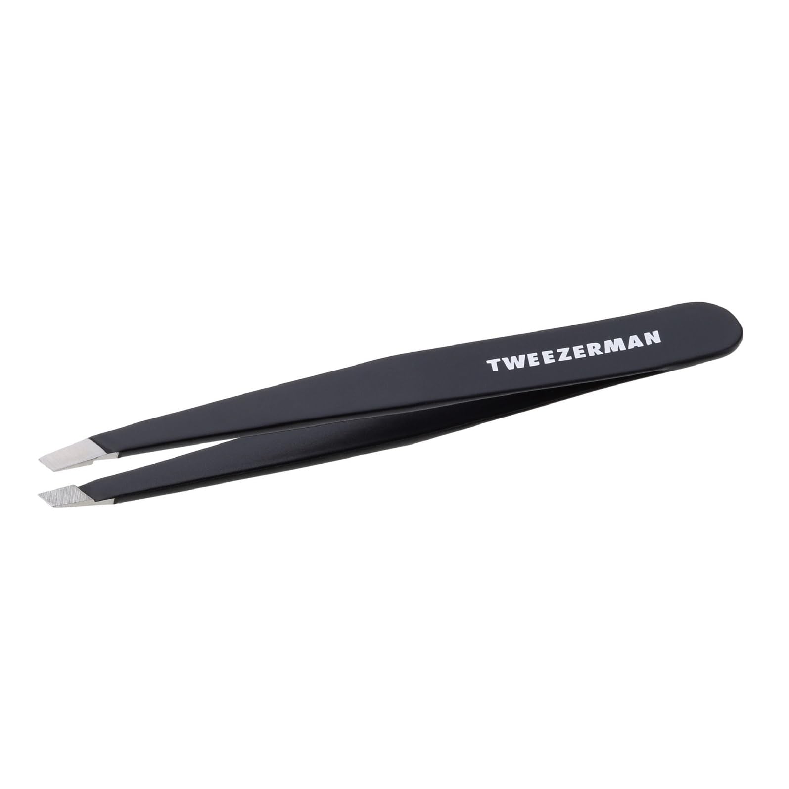 Tweezerman G.E.A.R. pinza biselada para hombres Midnight, precisión en cada trazo.