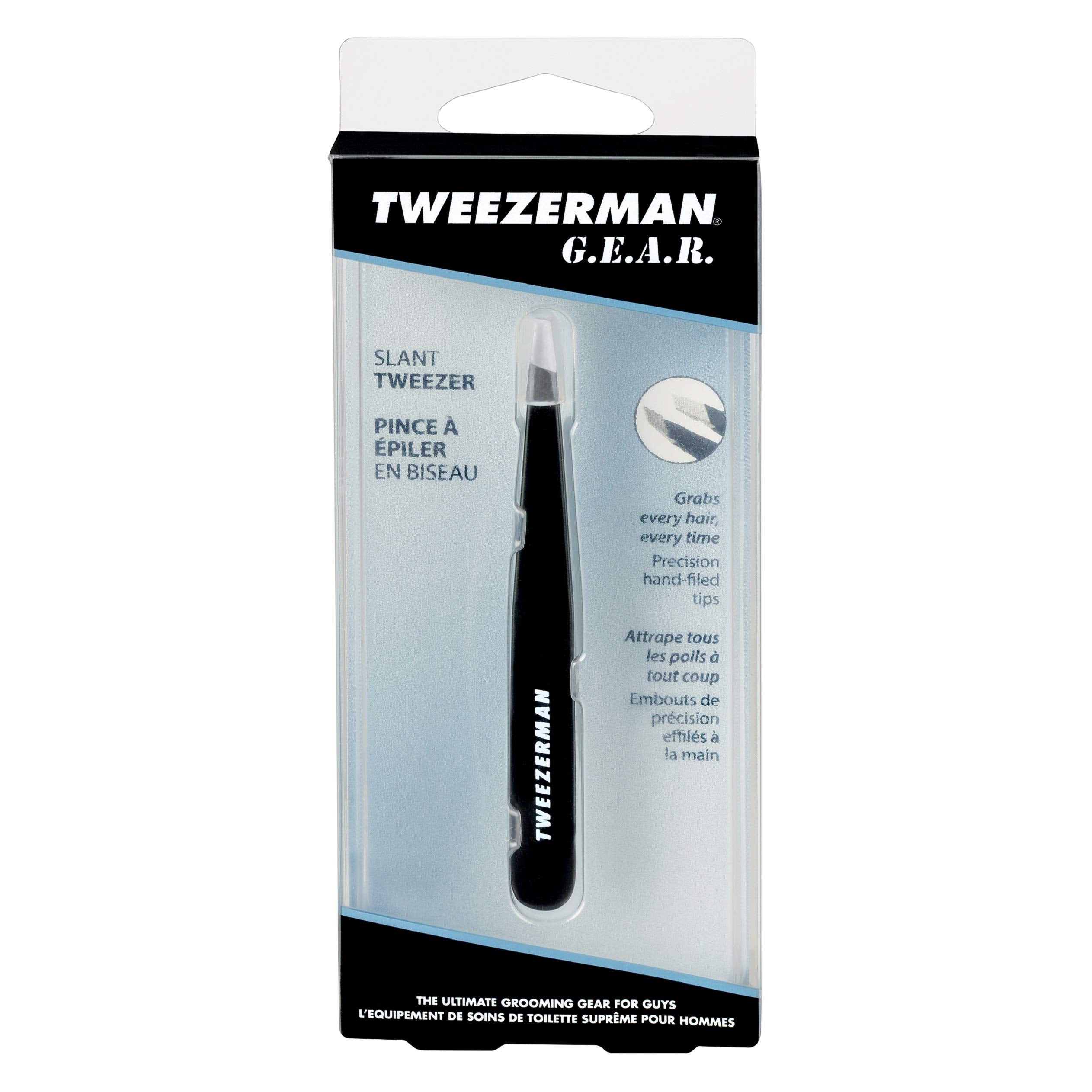 Uso diario para cejas con Tweezerman G.E.A.R. en Midnight.