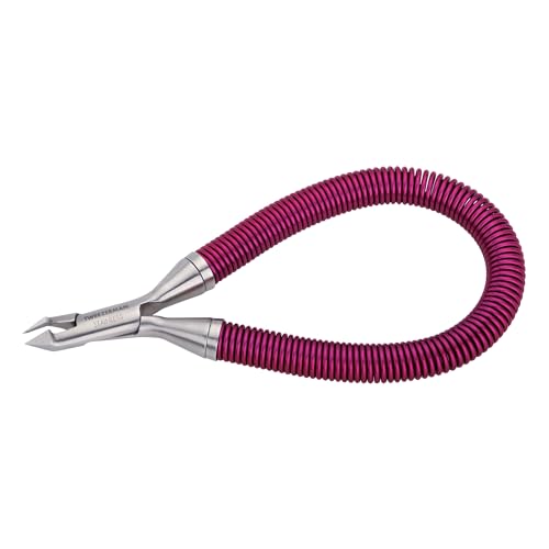 Tweezerman Grip & Snip espiral, acero inoxidable duradero facilita limpieza y desinfección.