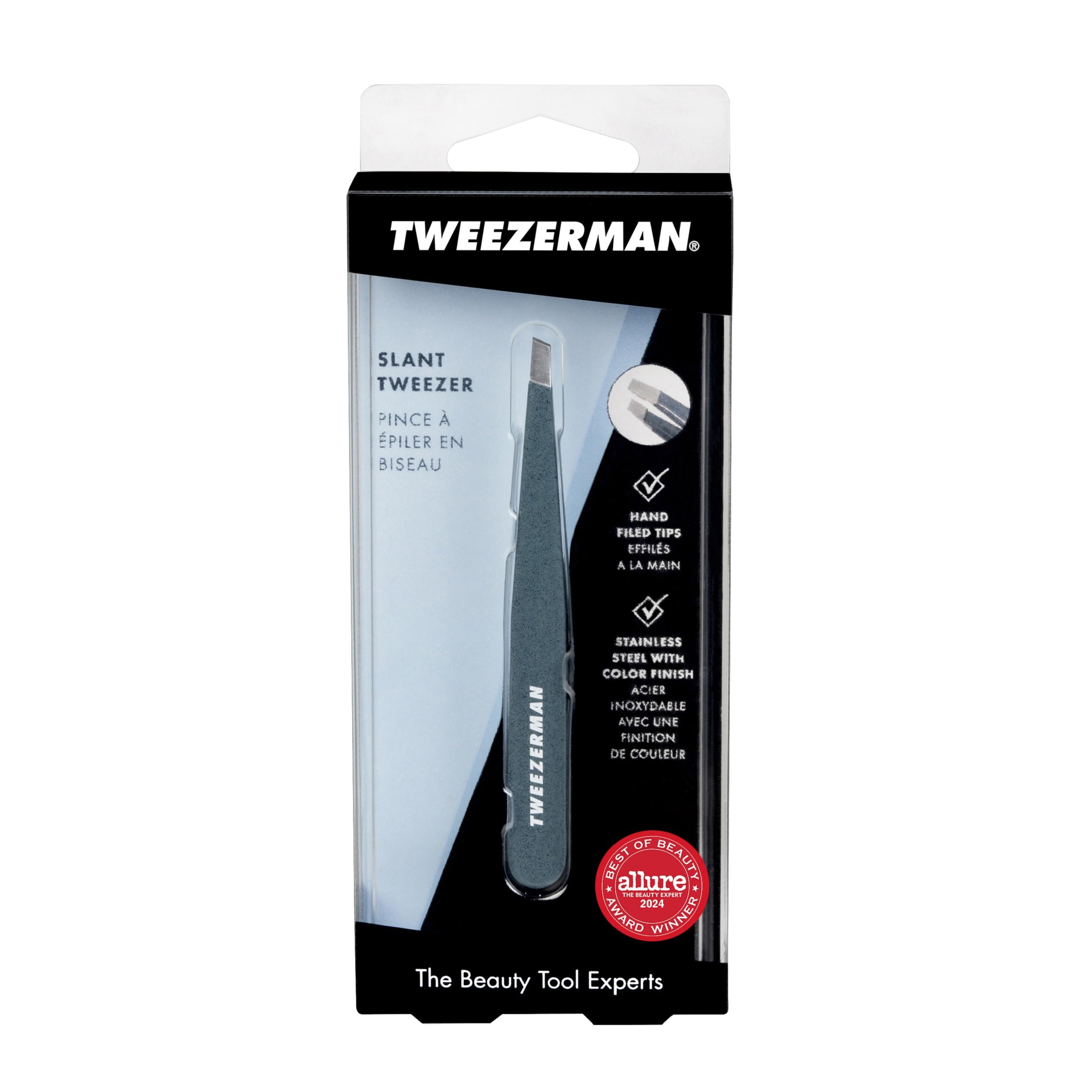 Producto libre de crueldad y sin pruebas en animales de Tweezerman.