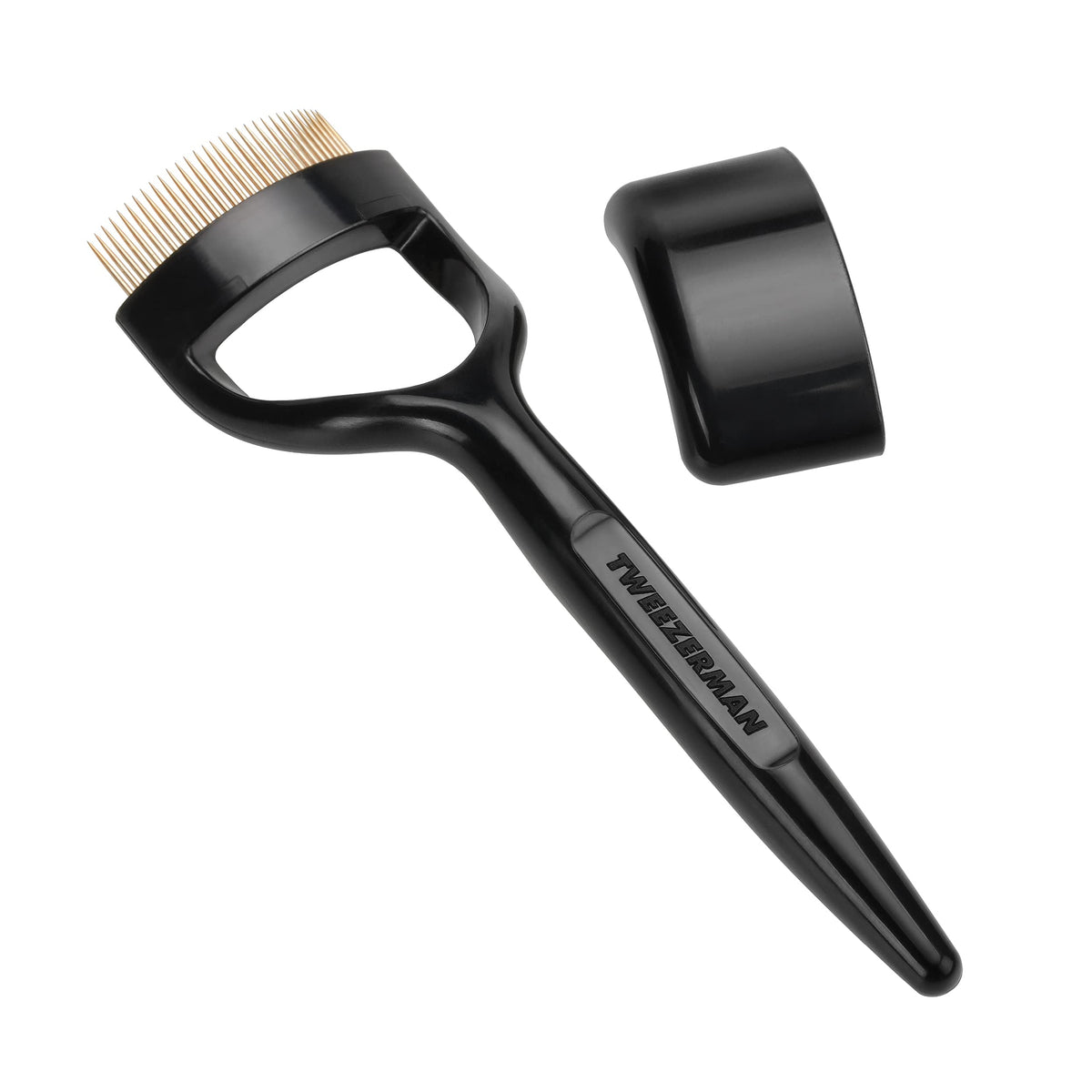 Tweezerman Lashcombo 60: peine-curvado-base-redonda para definir pestañas en ojos redondos.