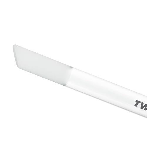Punta para limpieza alrededor de bordes de uñas con vidrio Tweezerman.