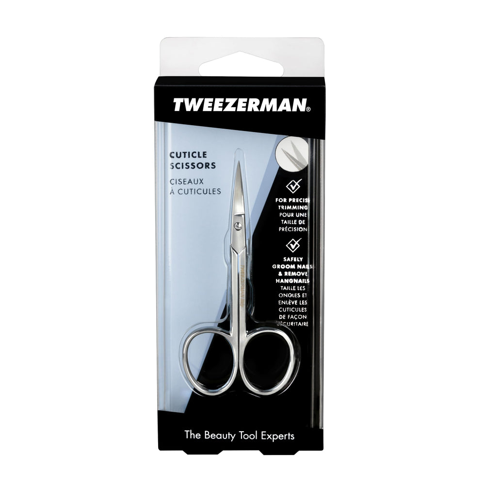 Tijeras Cuticula Tweezerman: limpieza rapida con alcohol para higiene