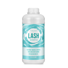 TWILASH BY DLY: botella de 600 ml para limpieza de pestañas con extensiones, uso profesional.