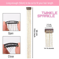 TWINKLE SPARKLE Variedad de colores brillantes para combinar estilos.
