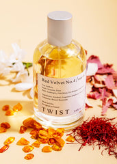Twist Red Velvet No.4, corazon jazmin, perfume versatil para mujeres y hombres.