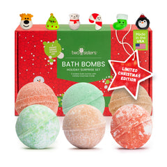 Two Sisters bombas de baño Navidad con sorpresa y juguete incluido.