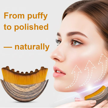 TWPER gua sha acero inoxidable forma de corazón para contorno facial