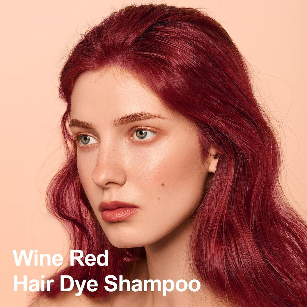 TYAYW vino rojo shampoo-resultado-color muestra tono intenso y duradero