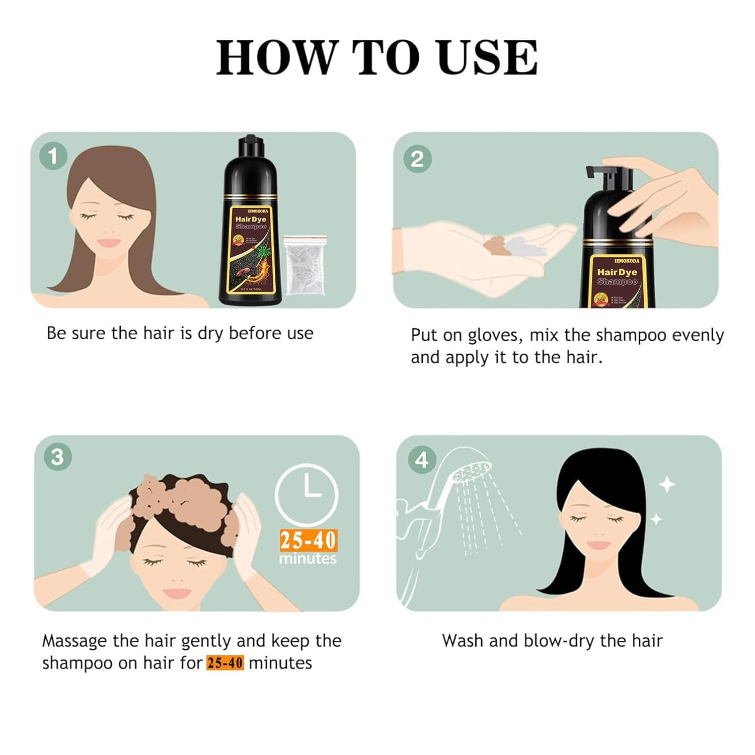TYAYW vino rojo shampoo-tiempo-aplicacion actúa en minutos sin complicaciones