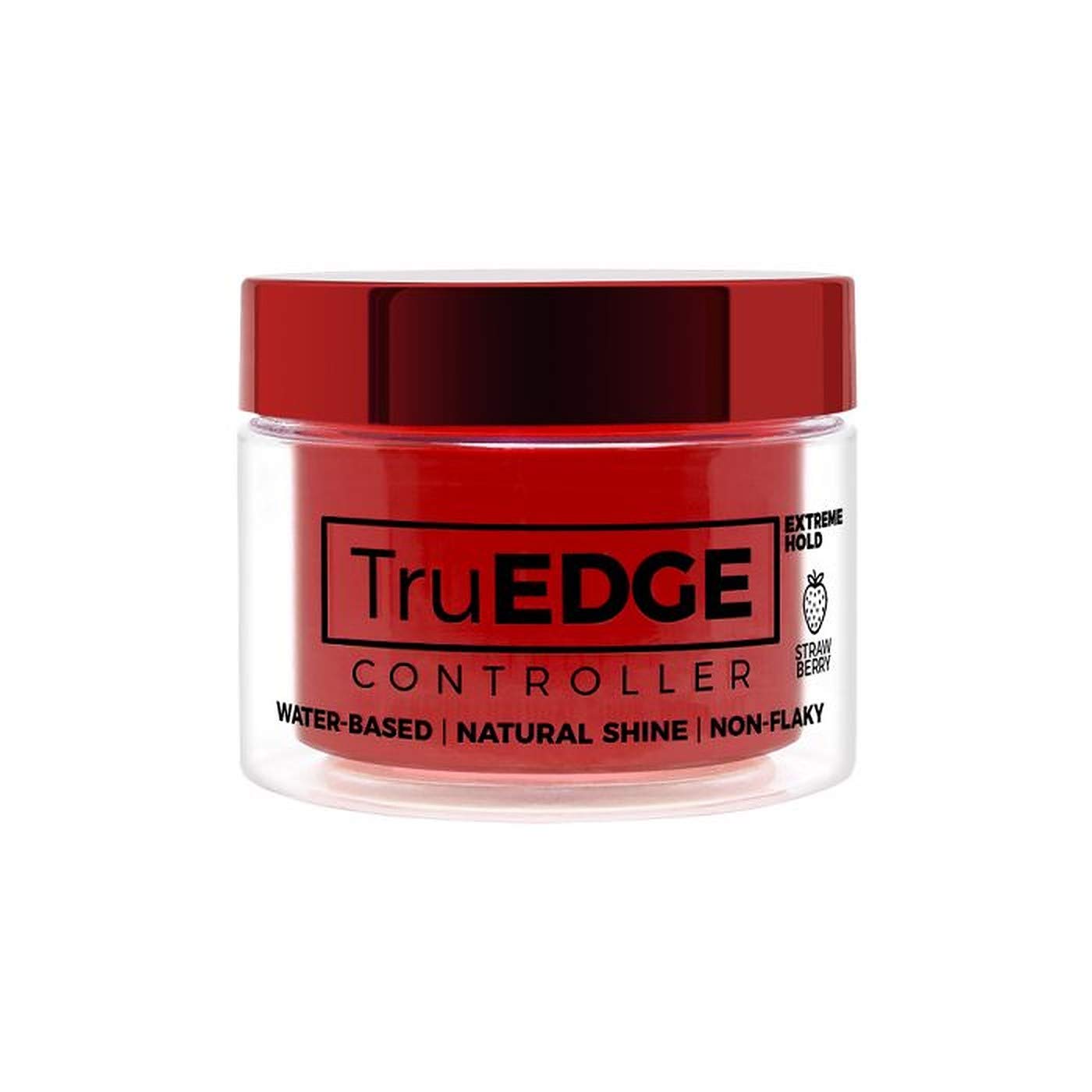 Tyche TruEDGE, botella de pomada, control extremo para bordes con acabado suave.