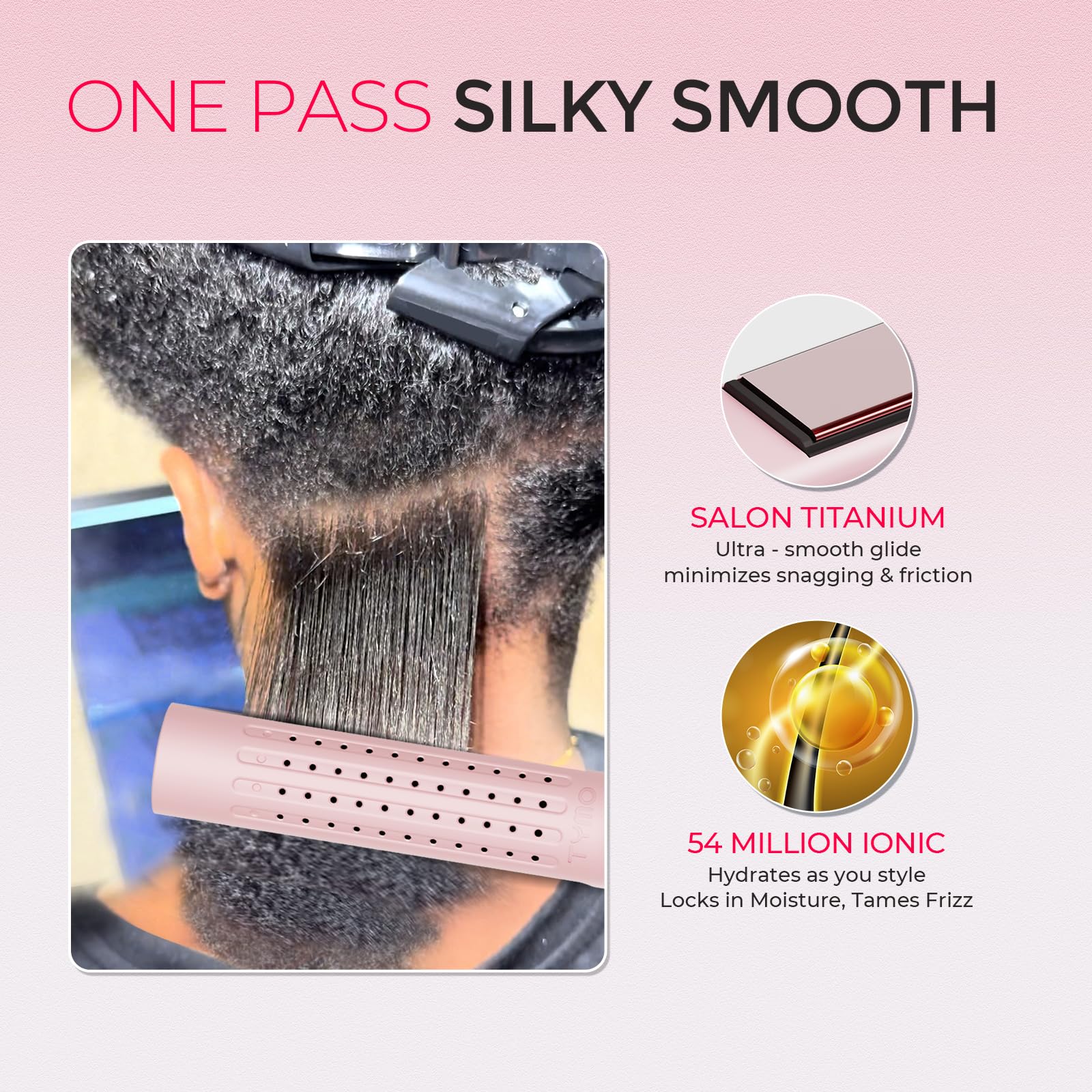 TYMO Airflow 2.0: diseño 2 en 1 para rizos, ondas y liso.