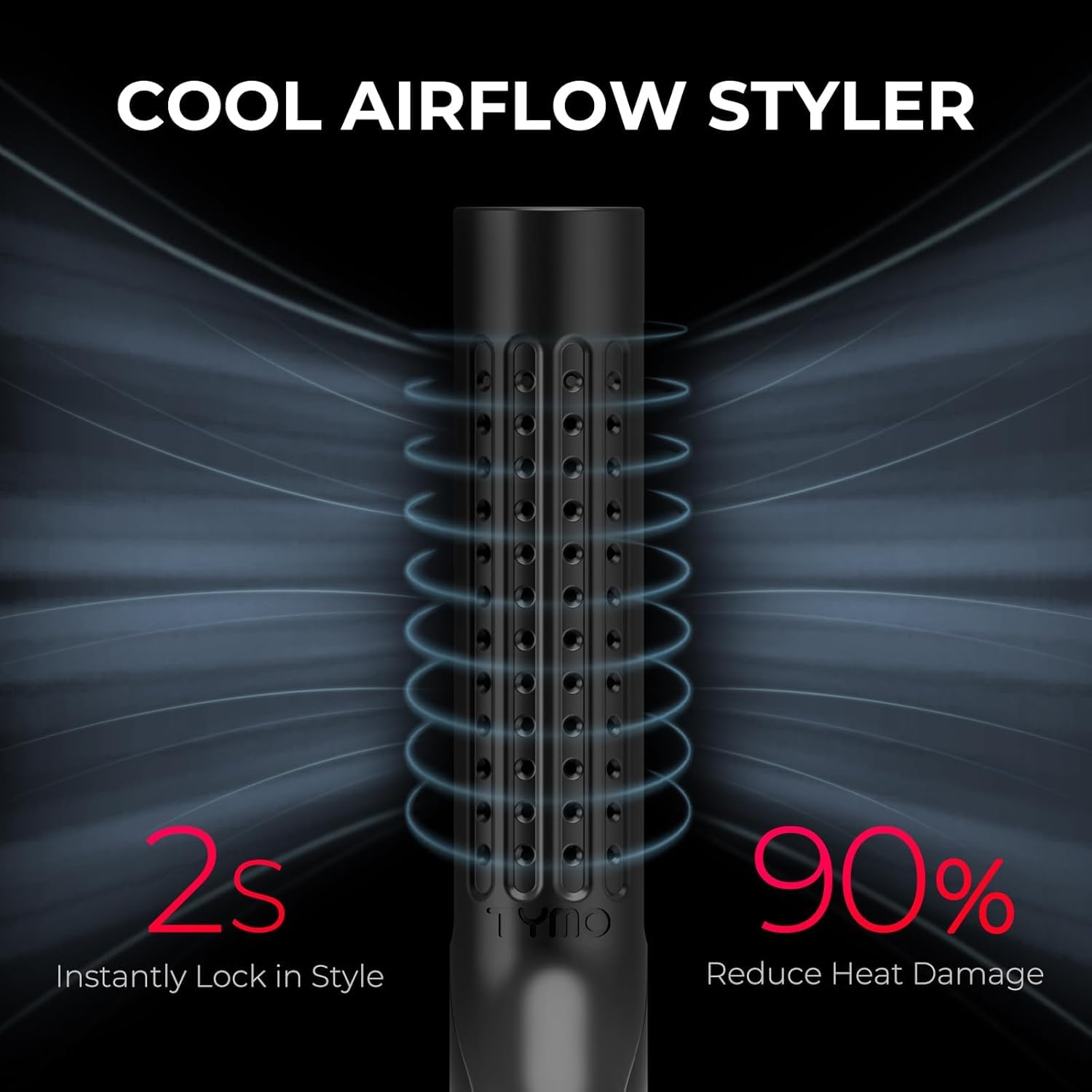 Panel de calor inteligente de TYMO Airflow 2.0 para calentamiento uniforme.