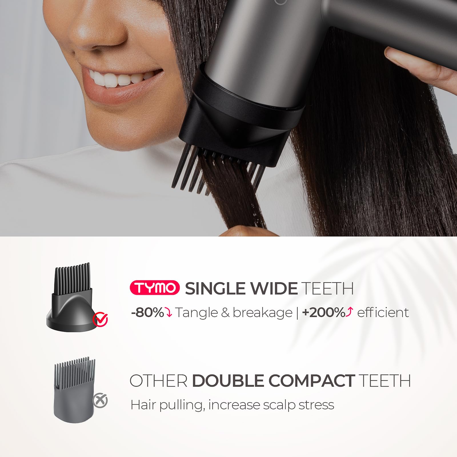 TYMO AIRHYPE Lite – secador compacto y ergonómico para uso diario.