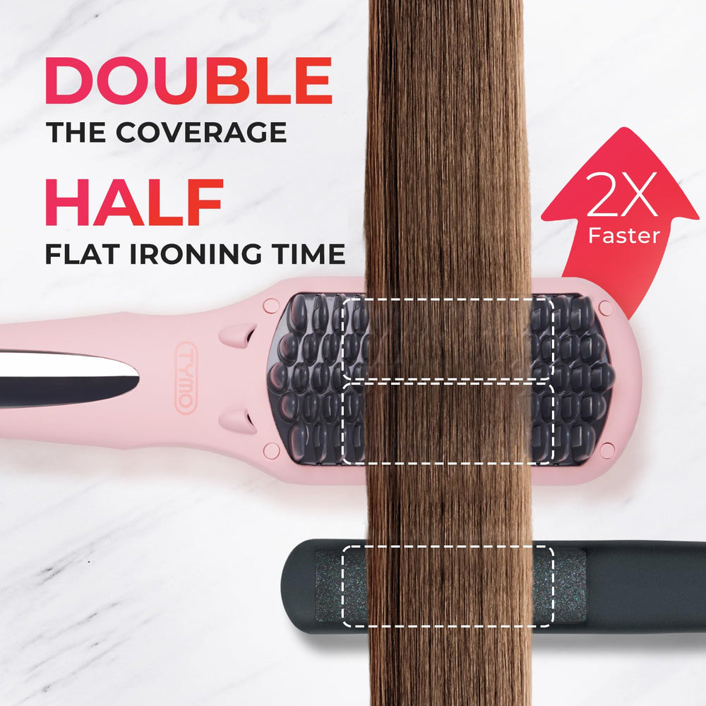 TYMO pantalla LED rosa temperatura ajustable para cabello sensible