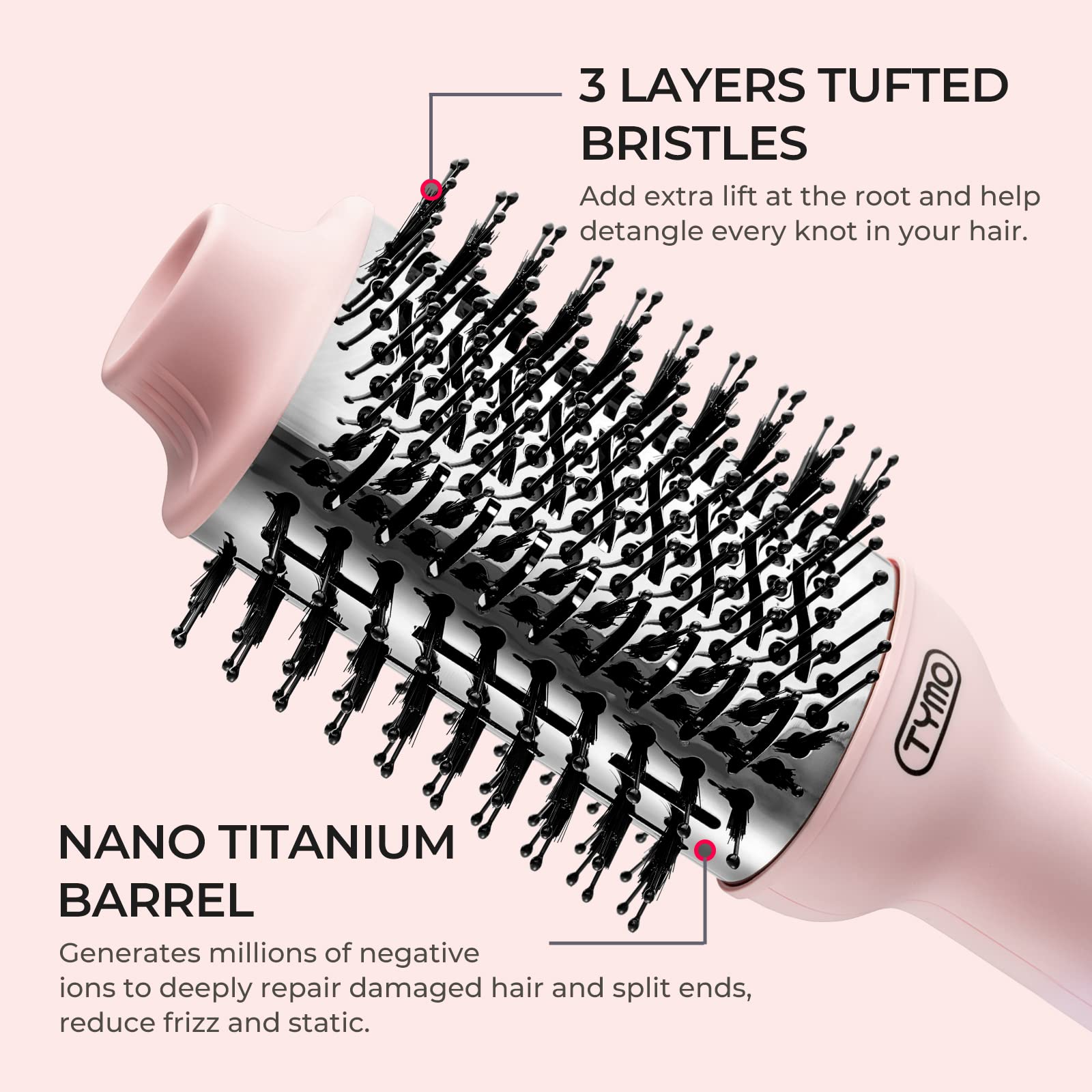 TYMO tres modos de temperatura para distintos tipos de cabello