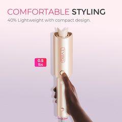 TYMO CURLPRO con iones 500M para brillo y suavidad del cabello.
