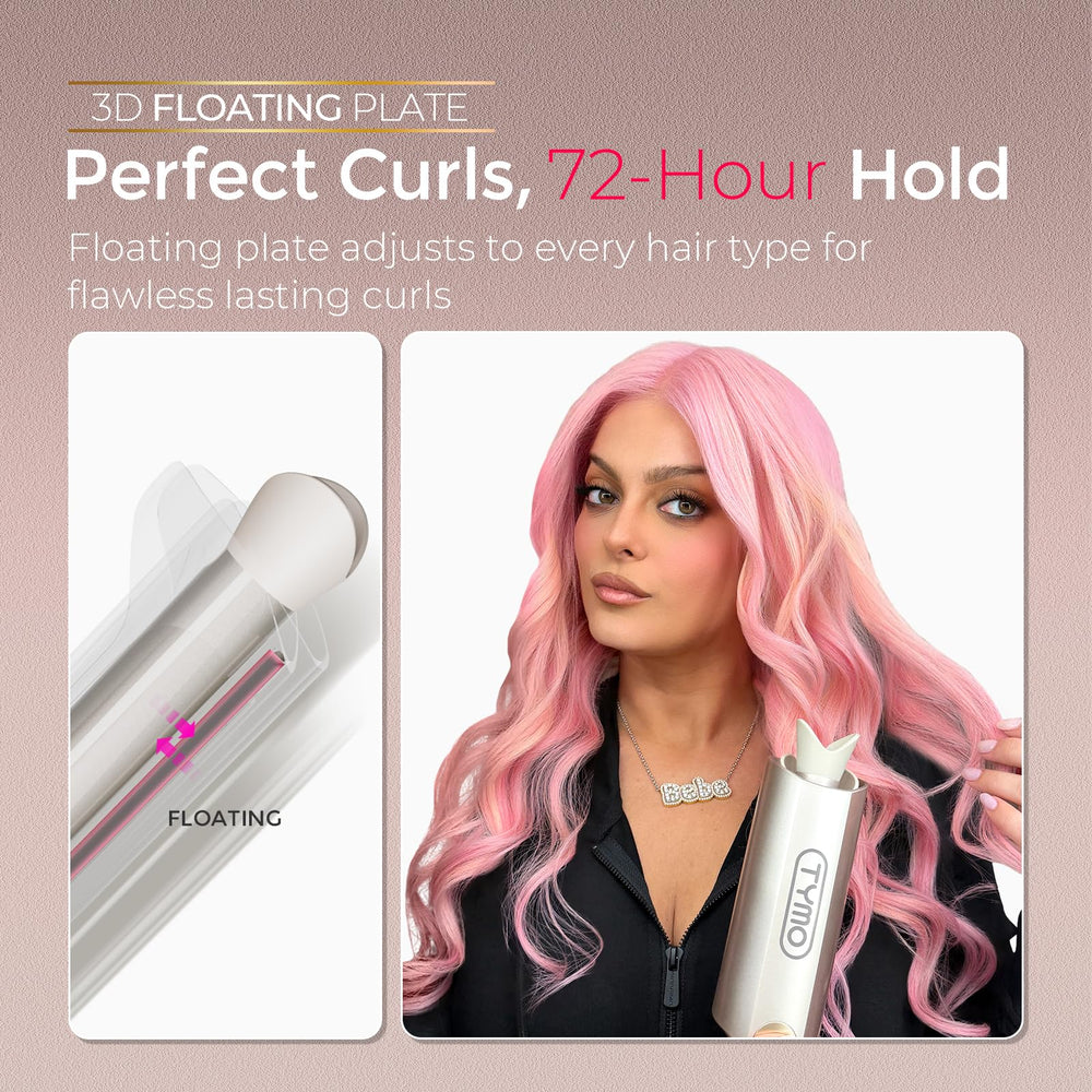 TYMO CurlPro Plus diseño anti-enredos y anti-quemaduras.