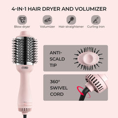 TYMO tecnología de iones negativos para reducir el frizz y brillo