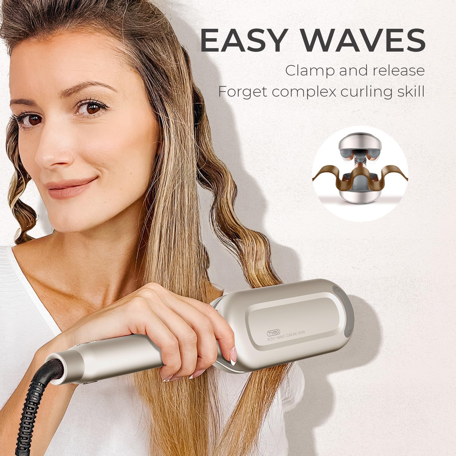 TYMO ROVY calor rápido PTC para ondas duraderas