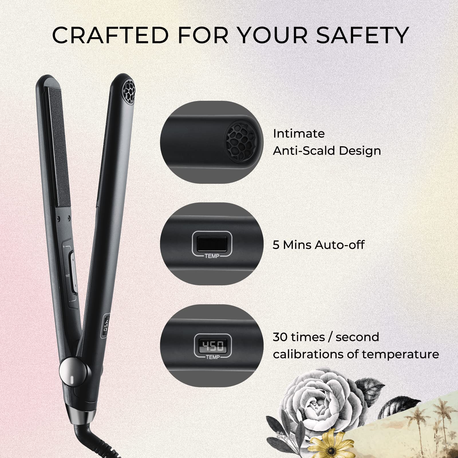 TYMO SWAY funciona en 100-240V, ideal para viajes internacionales.