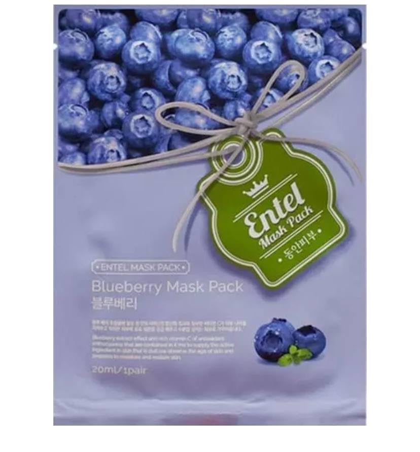 Conjunto Typology Lip Oil y Mascarilla BlueBerry para rutina de belleza.