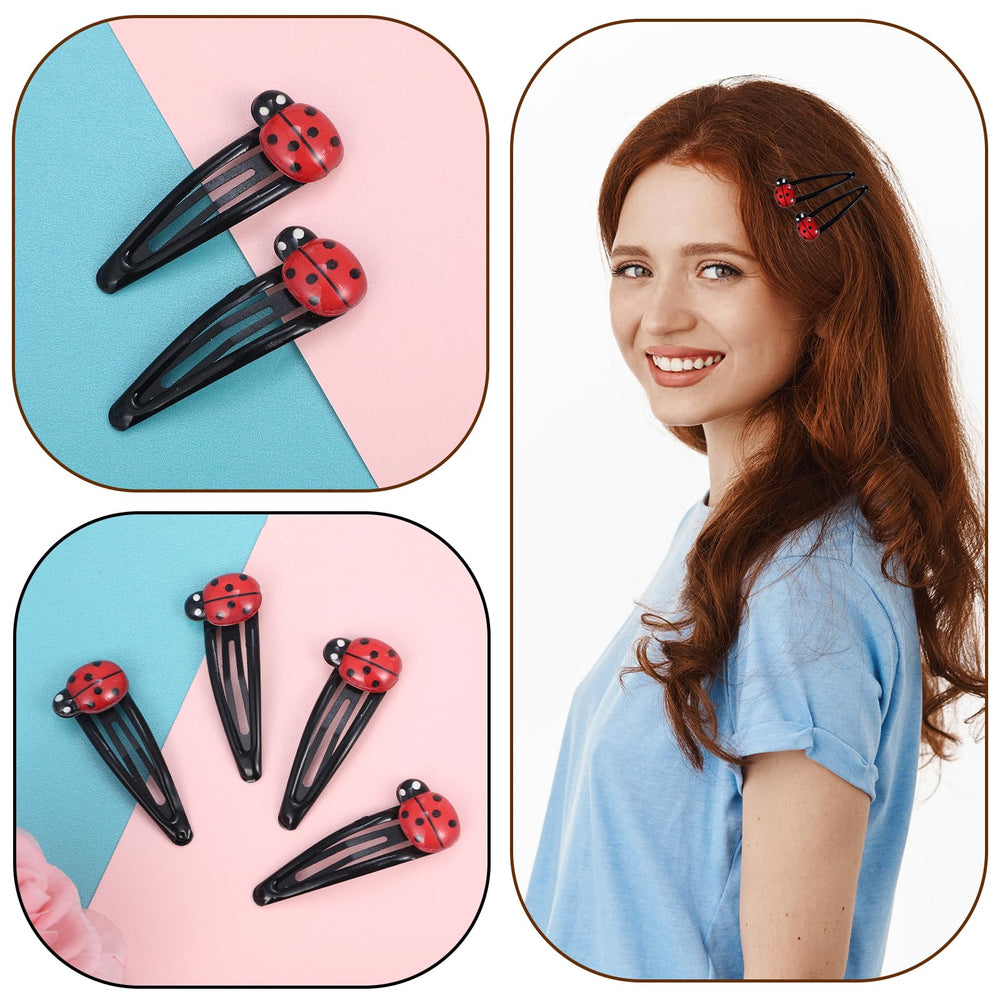 Tyquour pinza mariquita con diseño antideslizante para todo cabello