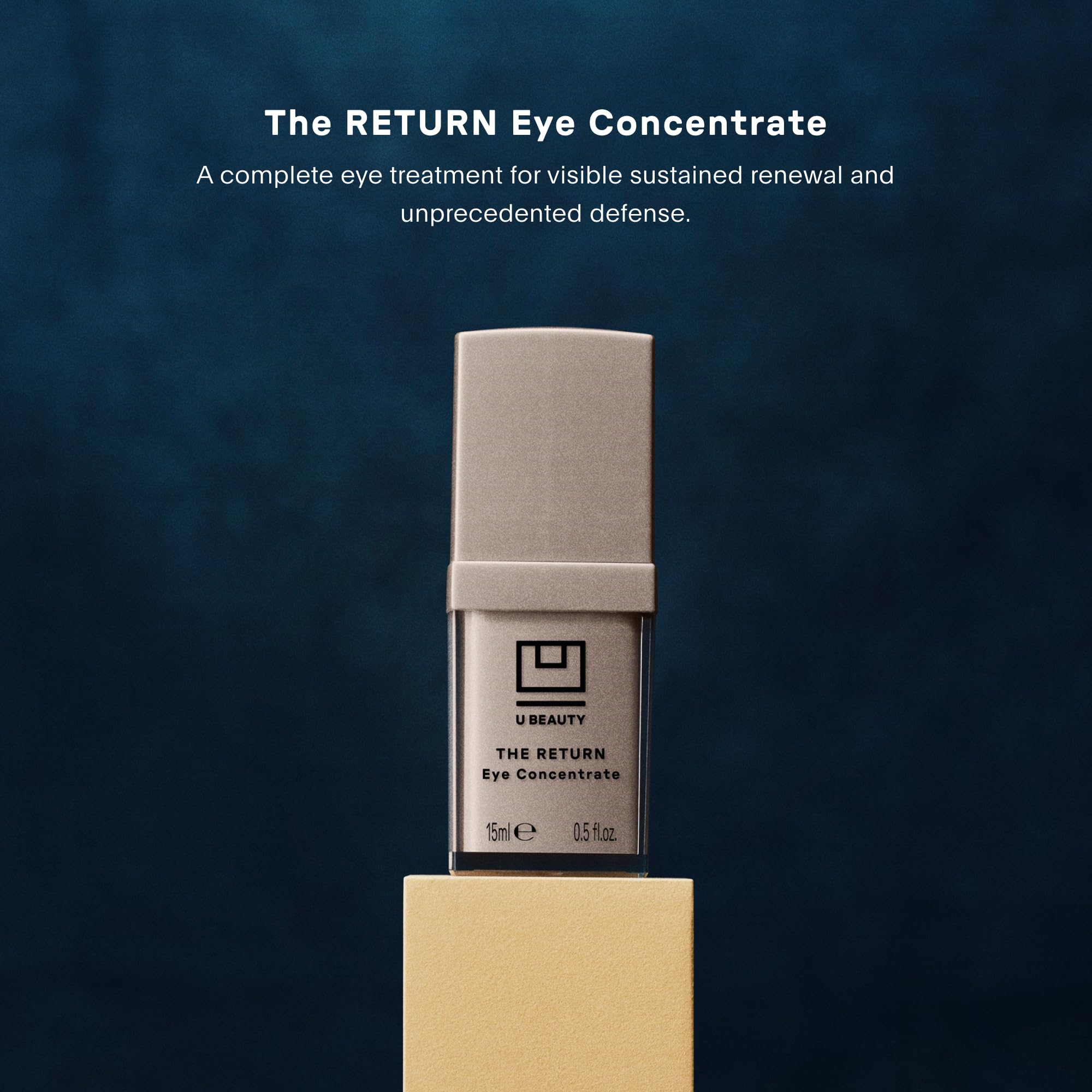 U Beauty The RETURN Eye Concentrate, ceramidas fortalecen la barrera y mantienen hidratación