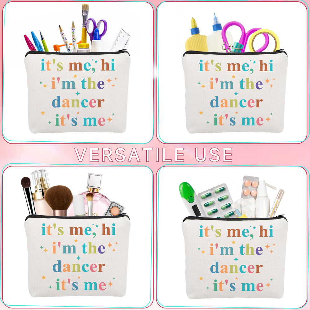 UAREHIBY bolsa de danza de gran capacidad para cosméticos y accesorios.