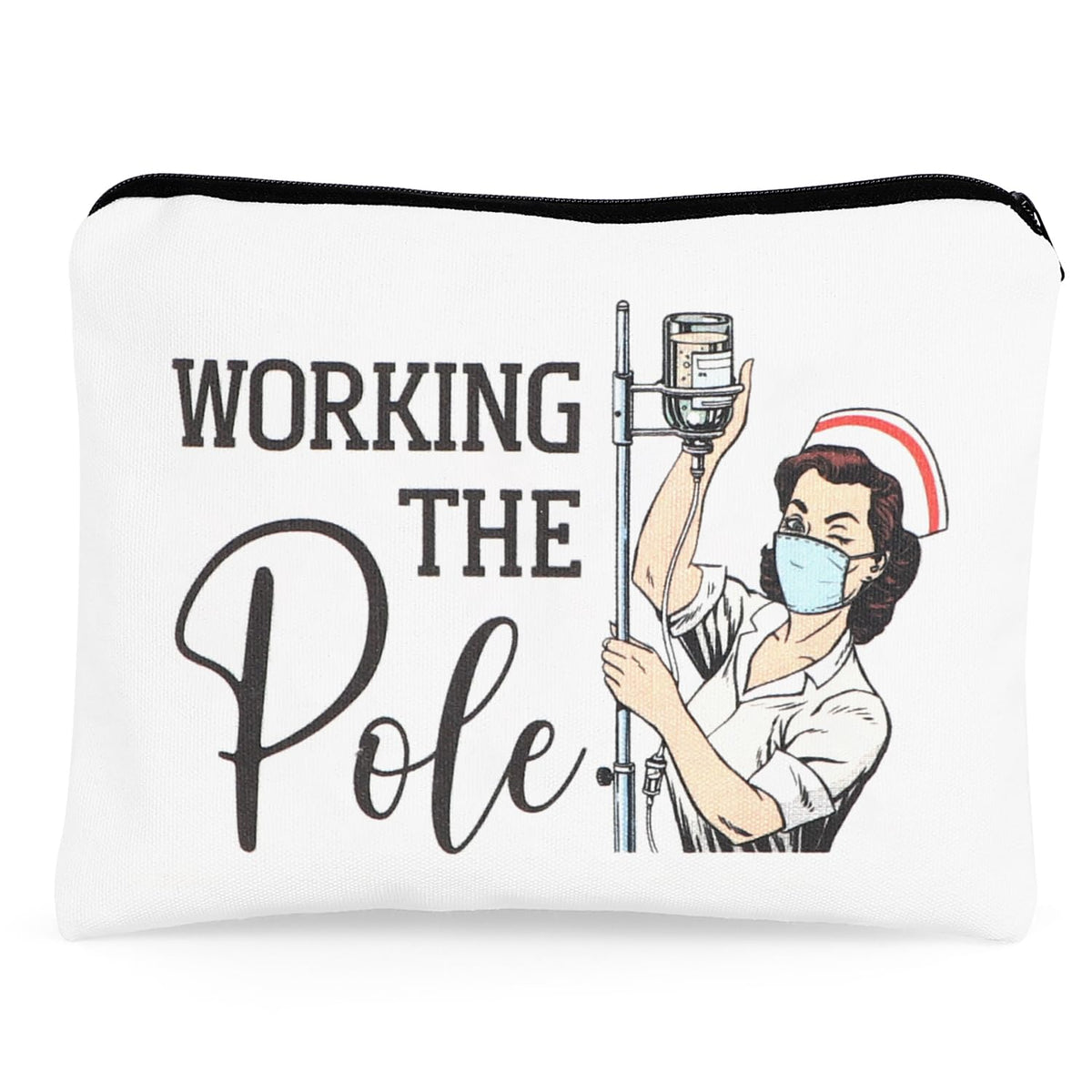 Bolso de maquillaje para enfermera de UAREHIBY con diseño de enfermería y estilo único