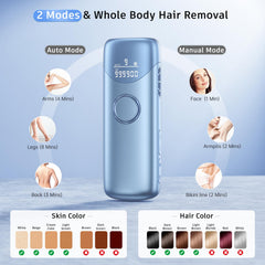 Ubroo IPL ajuste de 9 niveles para diferentes tonos de piel