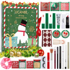 UCANBE calendario adviento maquillaje 24 días, empaque festivo perfecto para regalo.