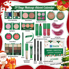 UCANBE Calendario de Adviento: paleta de ojos para looks festivos.