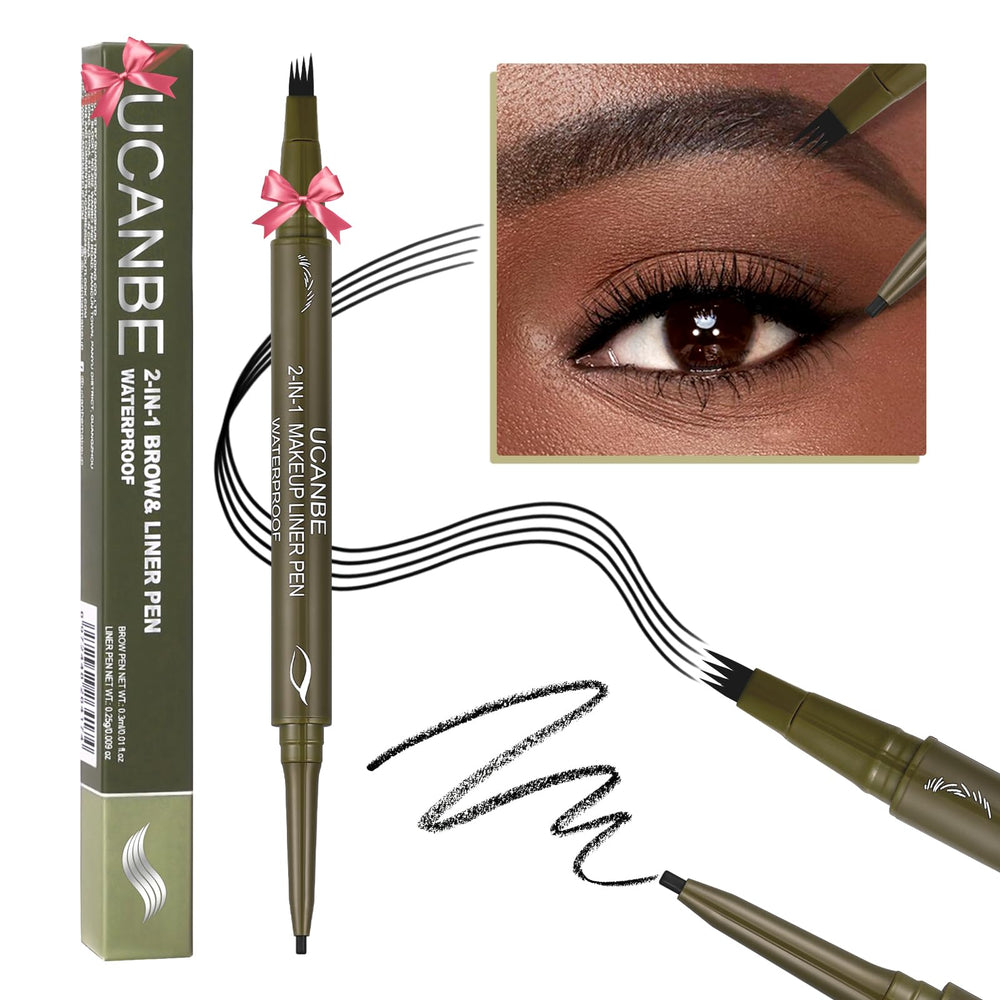 UCANBE cejas pen con puntas 4 para rellenar y crear pelos realistas