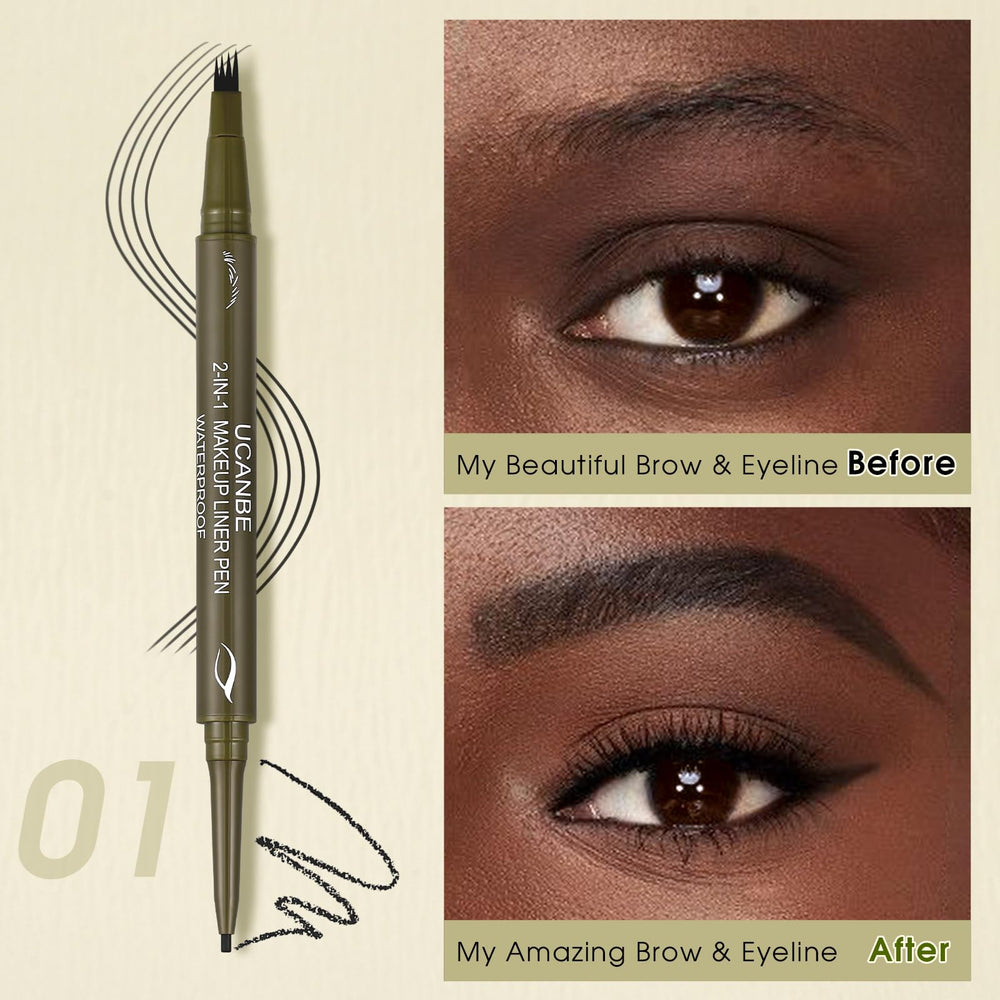 UCANBE cejas trazos de pelo naturales para un look definido