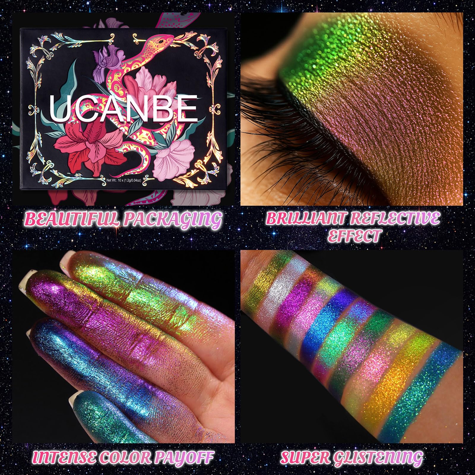 Ideal para looks de festivales y editoriales con UCANBE Chameleon.