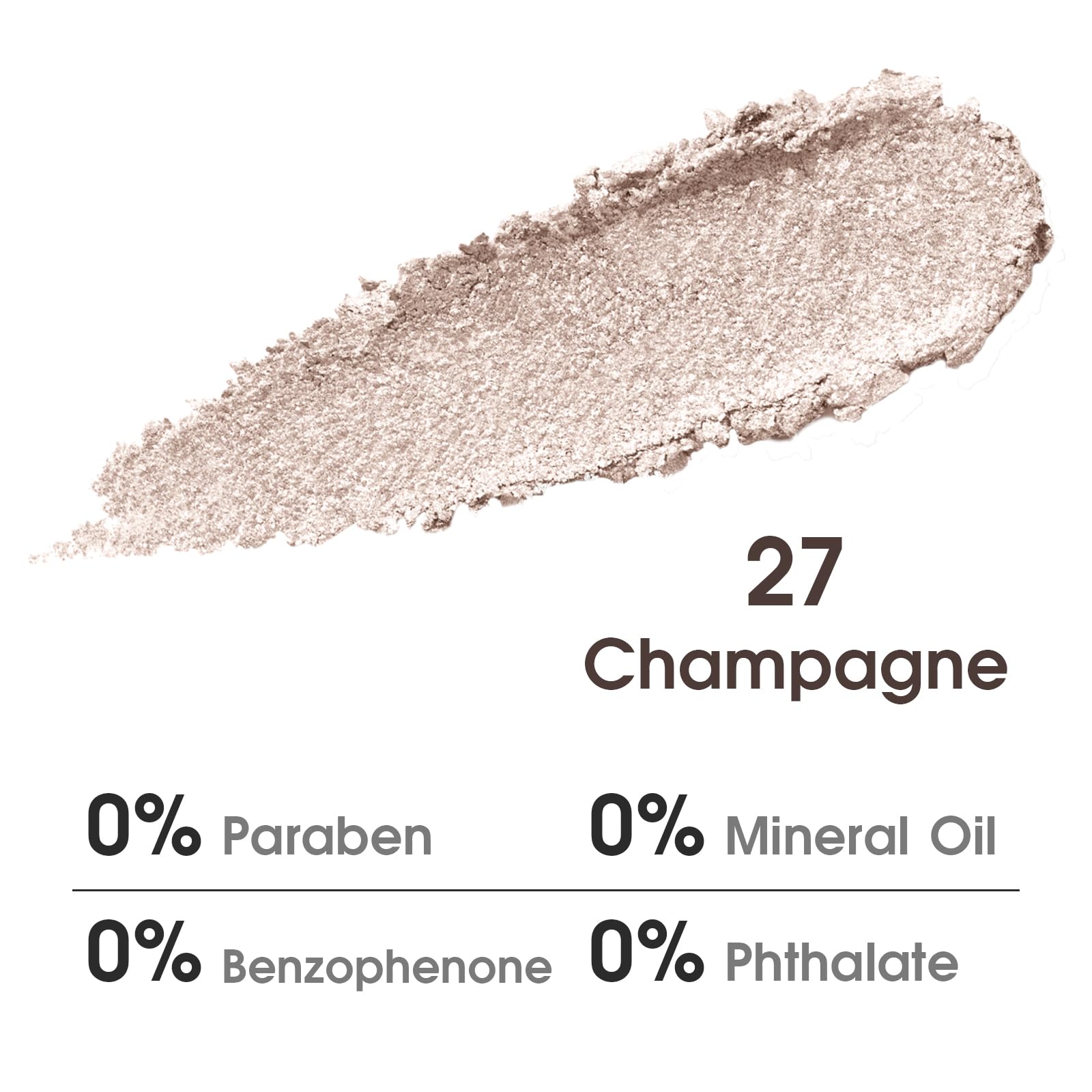 UCANBE Champagne Shimmer: textura sedosa para difuminar sin parches