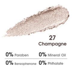 UCANBE Champagne Shimmer: textura sedosa para difuminar sin parches