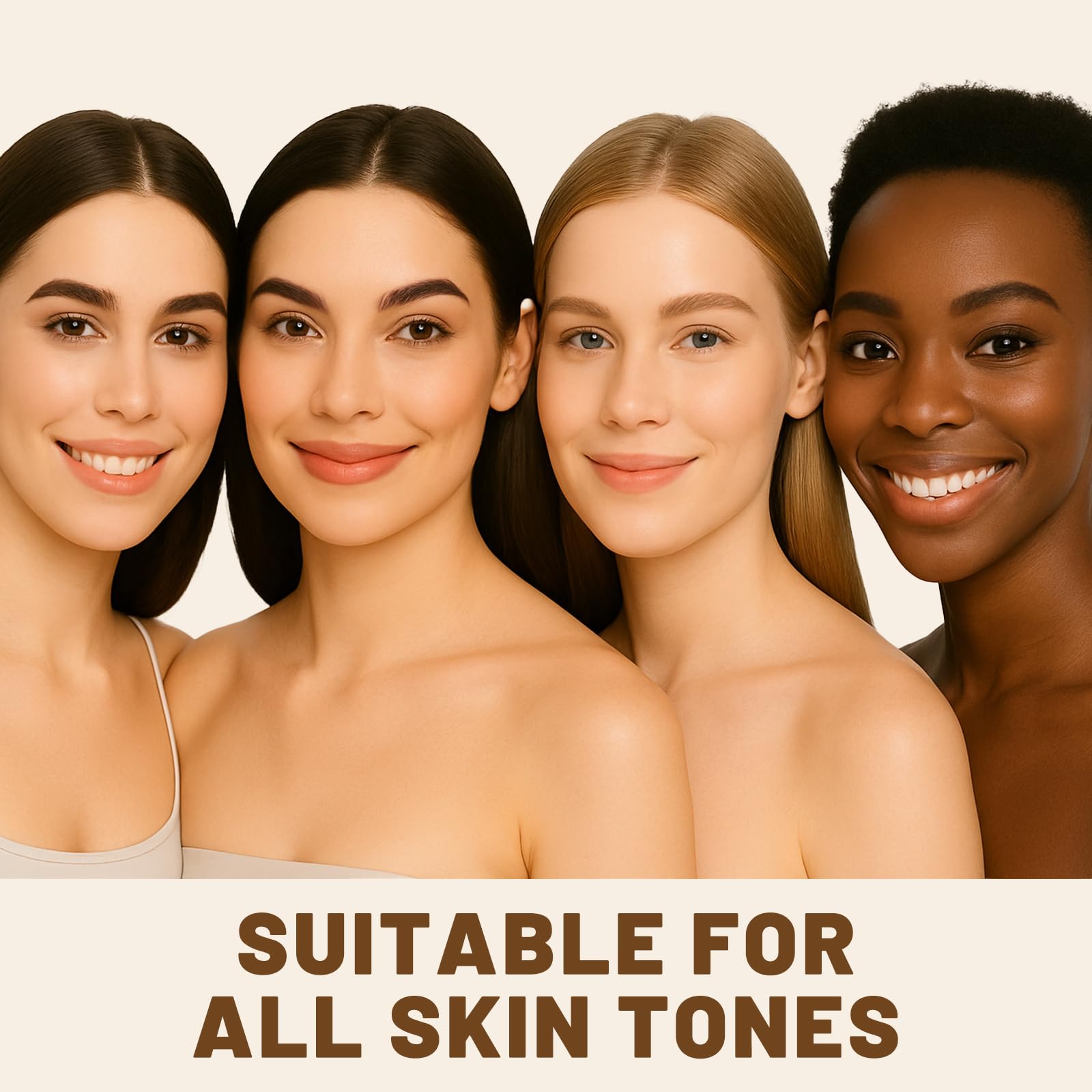 UCANBE four shade options match a wide range of tones